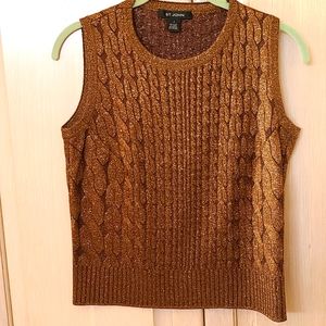 St. John sleeveless knit tank P XS